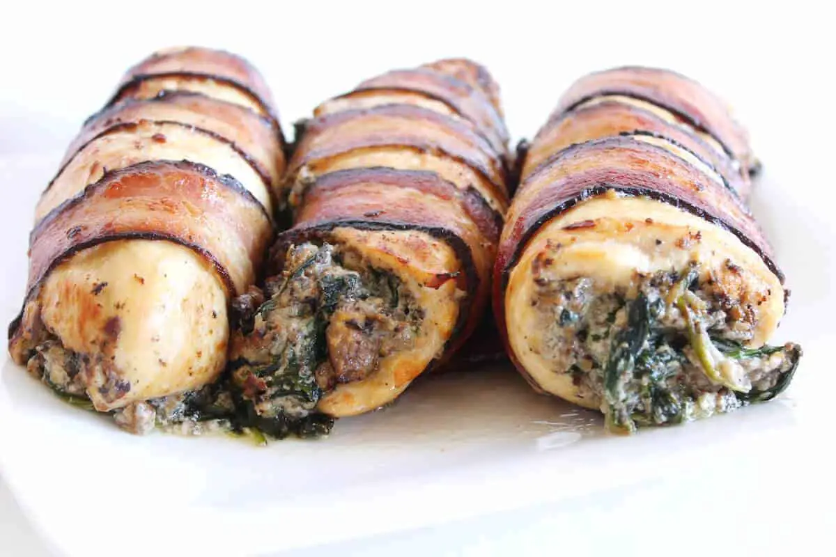 Chicken Roulade Spinach Combo Recipe
