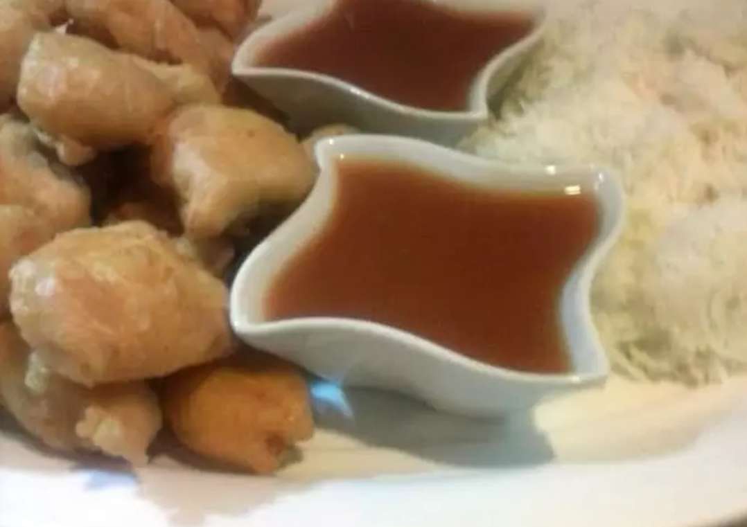 Sweet And Sour Sauce With Chicken Tempura