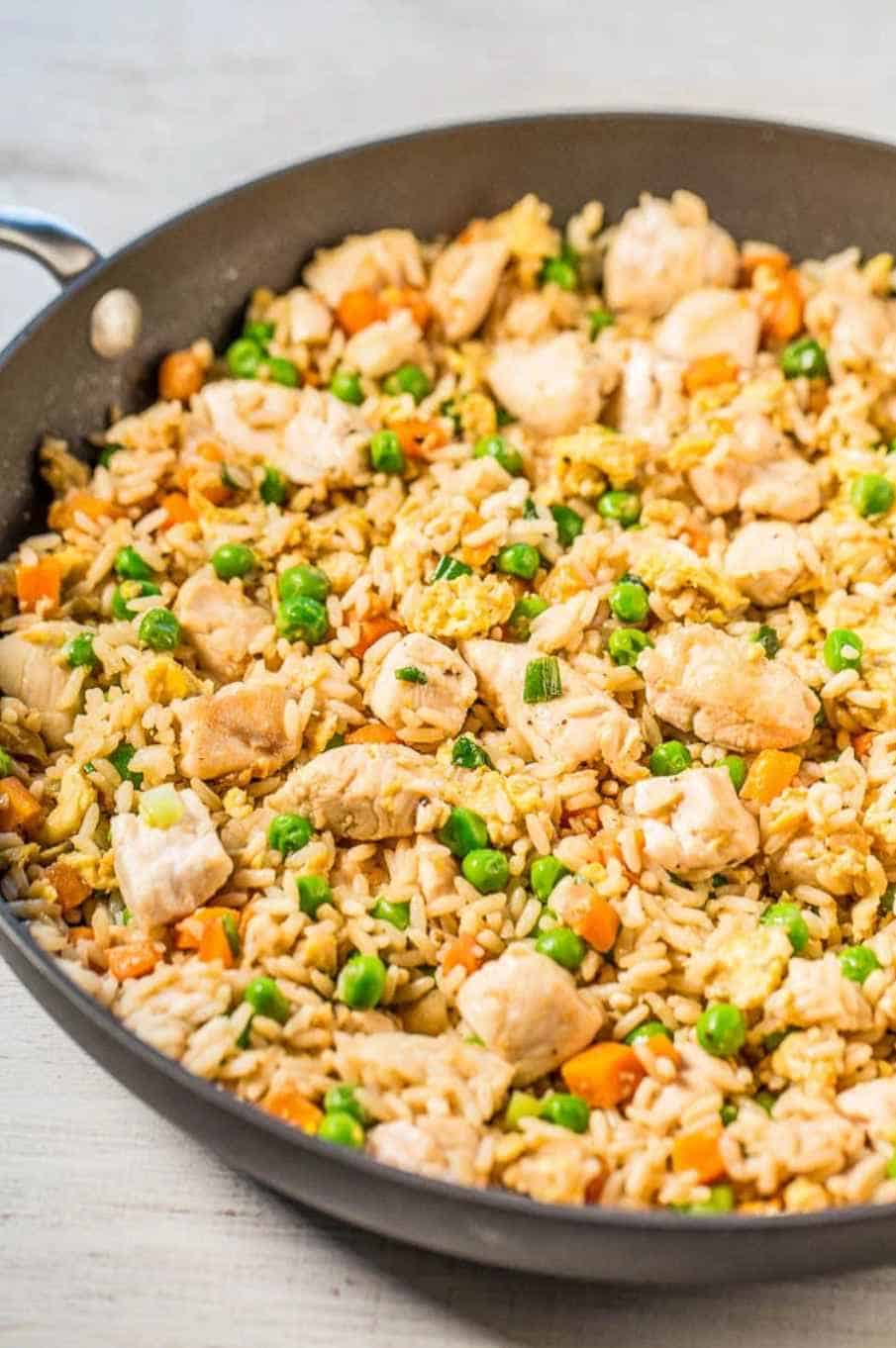 Better than takeout chicken fried rice