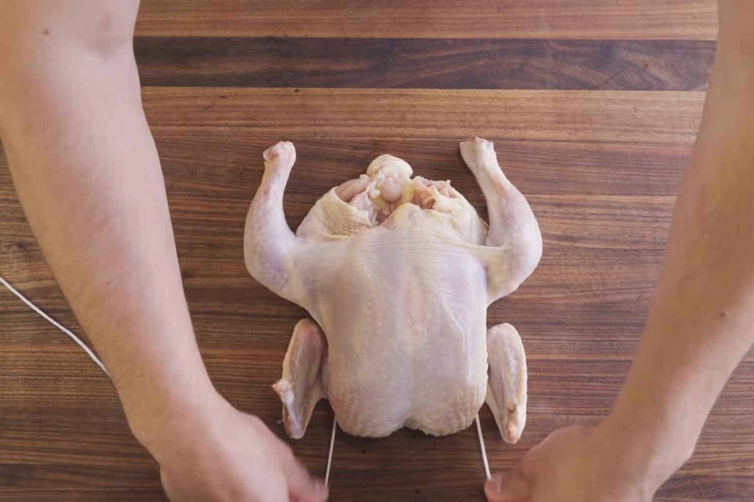 Place the Chicken Leg Up