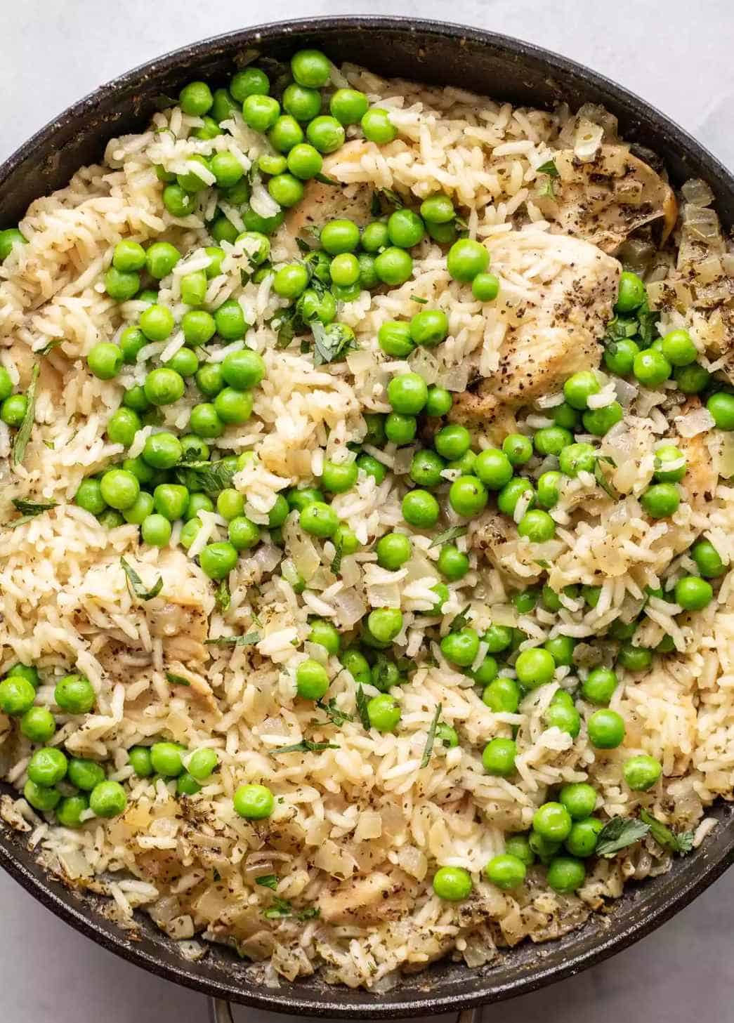 Skillet chicken and rice