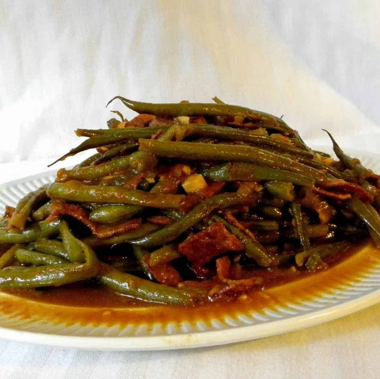 Slow-Cooked Green Beans