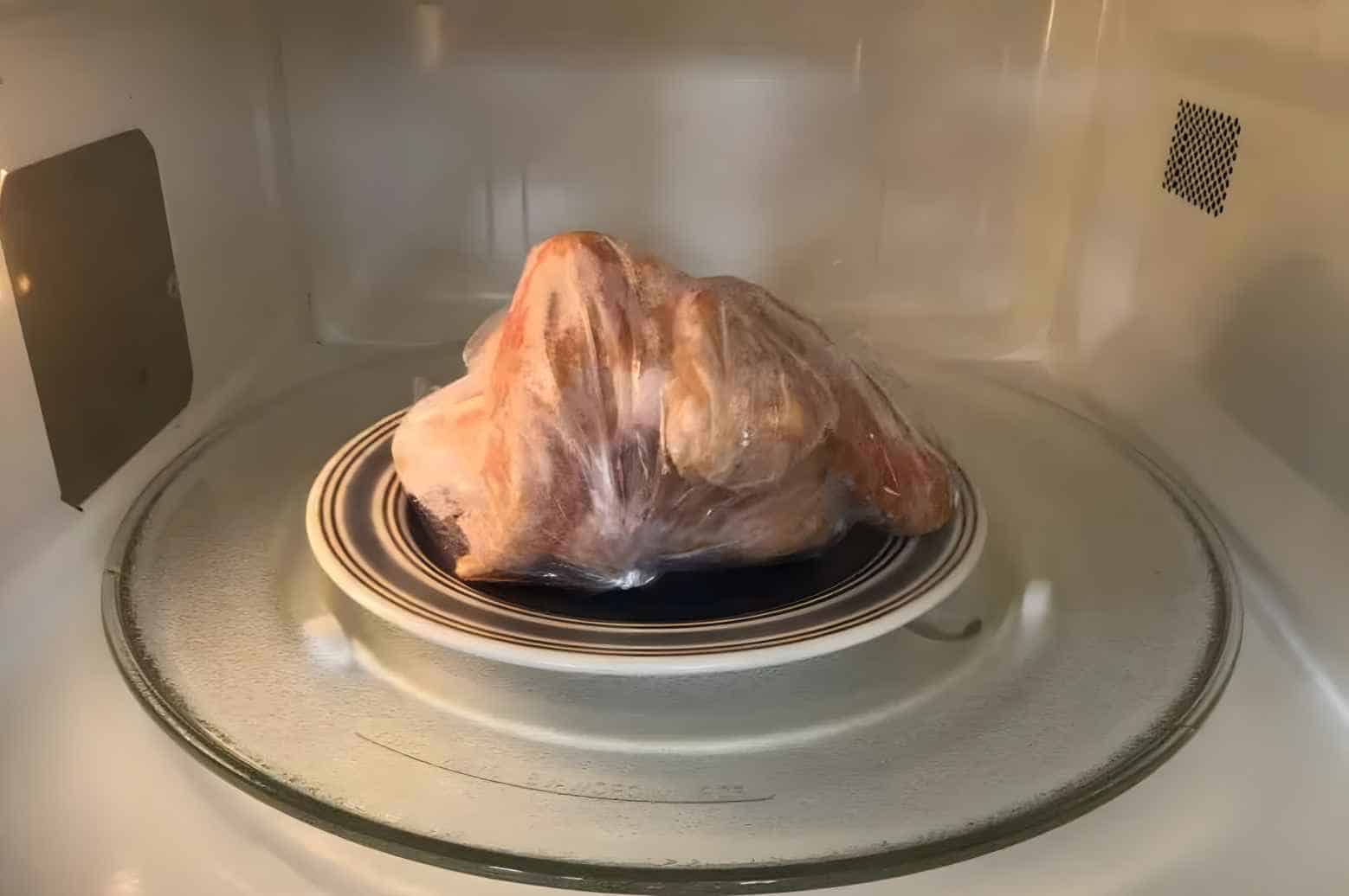 What’s the Problem with Defrosting Chicken in the Microwave