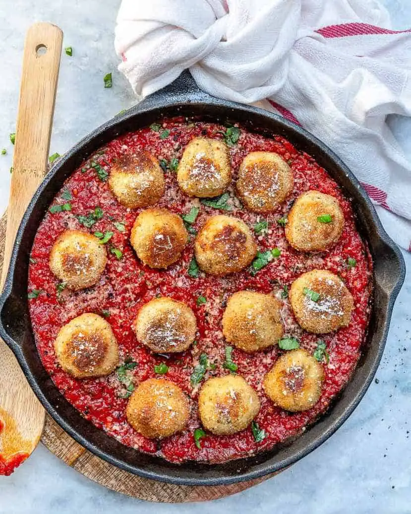 Cheesy Chicken Parmesan Meatballs
