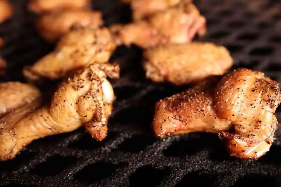Cook chicken wings for 30 to 45 minutes