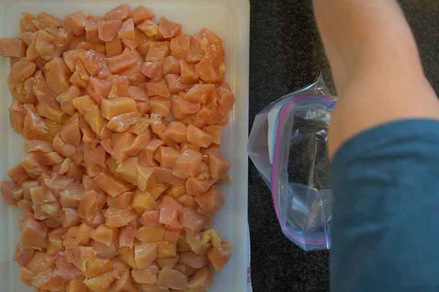 Cut Up the Chicken Breast