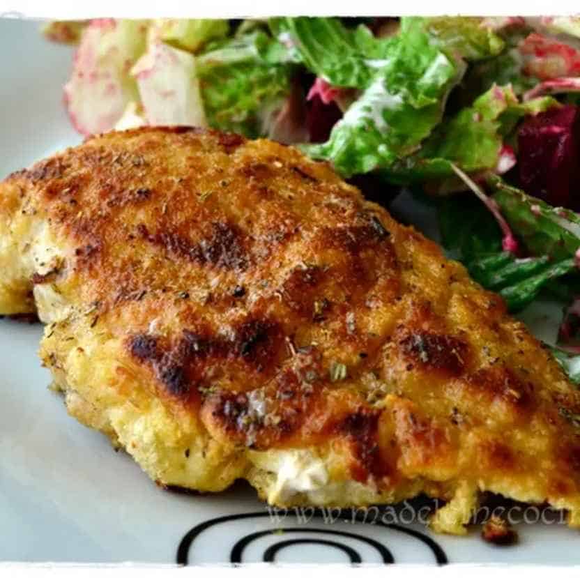 Buttery Breaded Chicken Breast with Herbs