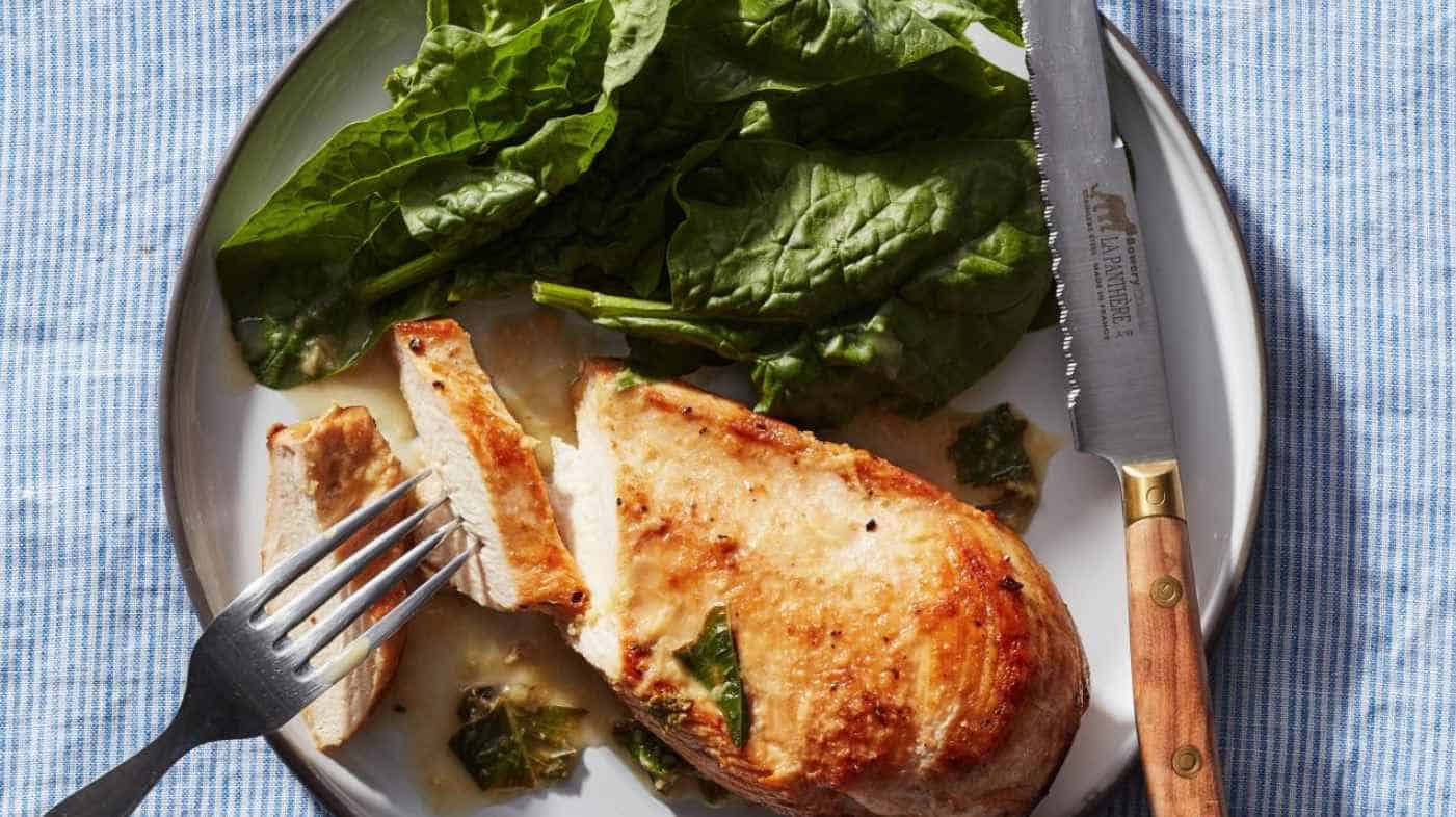 Sauteed Chicken Breast with Ginger and Herbs