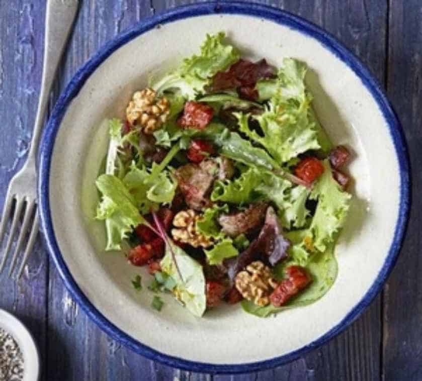 Chicken Liver and Chorizo Salad by BBC Good Food