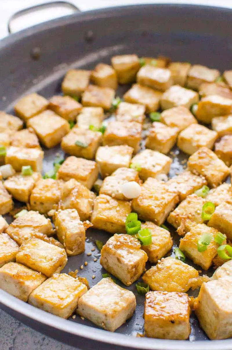 Chicken tofu with olive oil