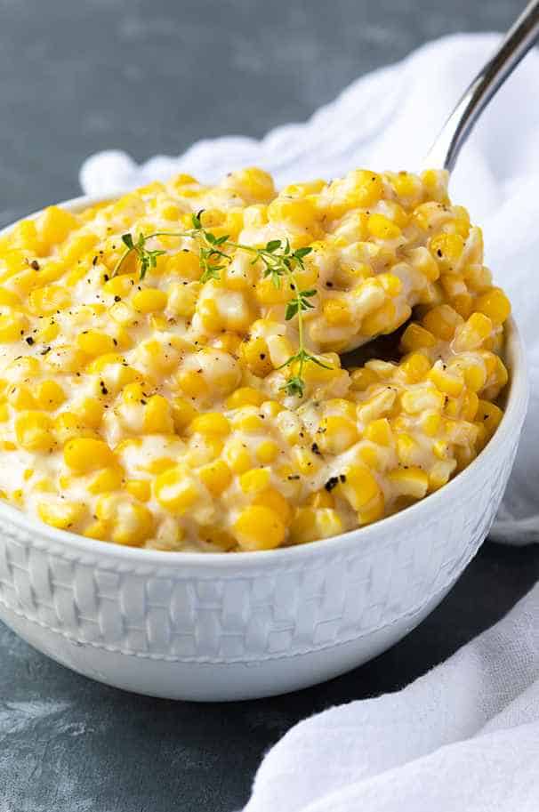 Easy  Creamed Corn by The Blond Cook