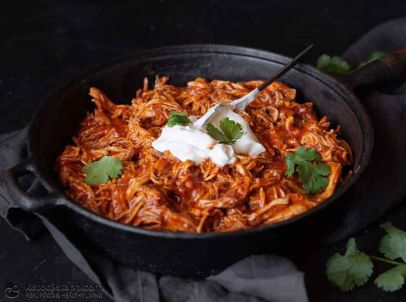 Sweet And Smoky Pulled Chicken