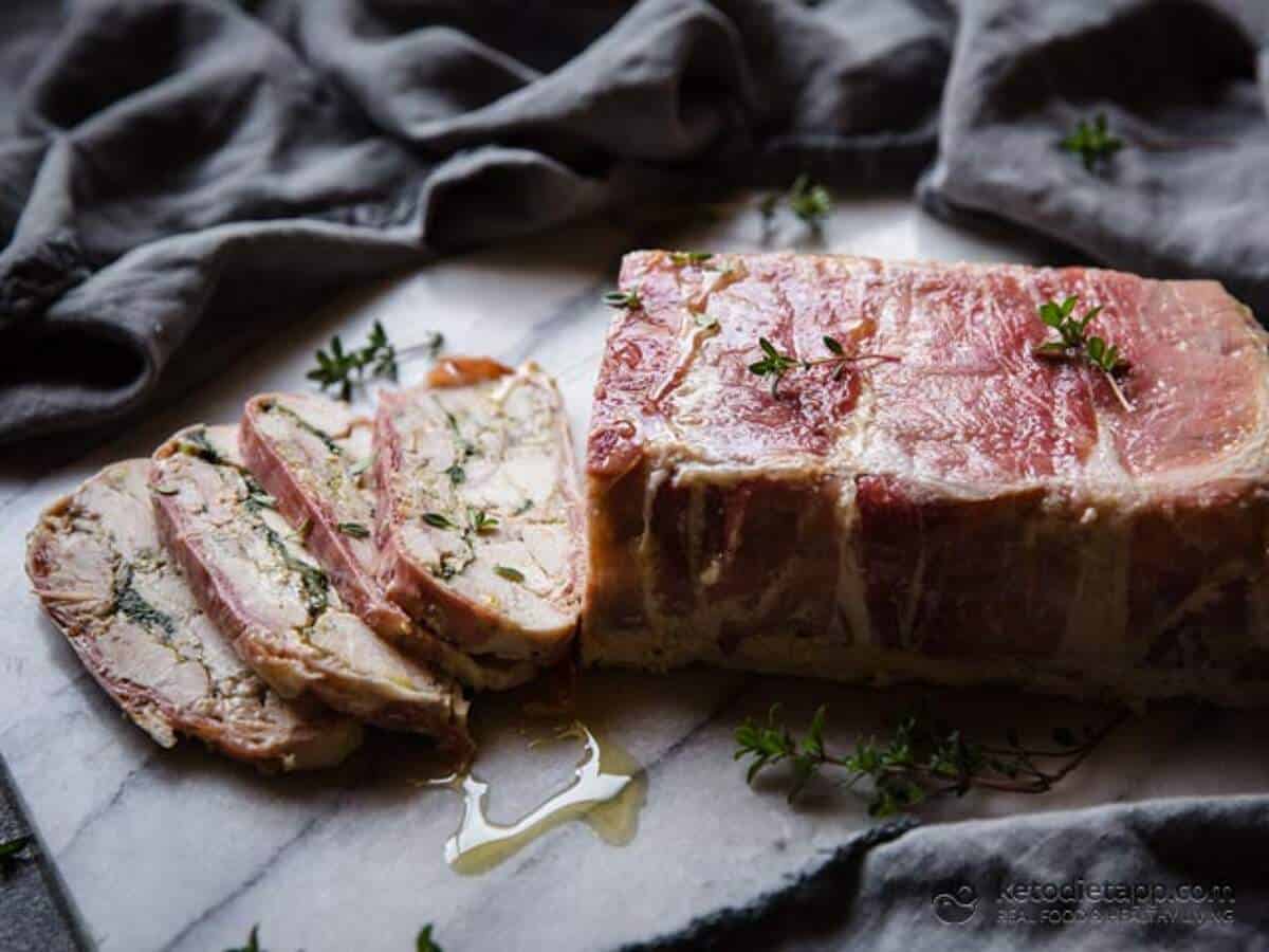 Low-Carb Chicken Terrine