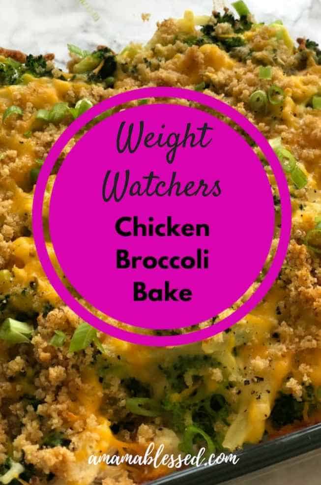 Weight Watchers Chicken Broccoli Bake Recipe