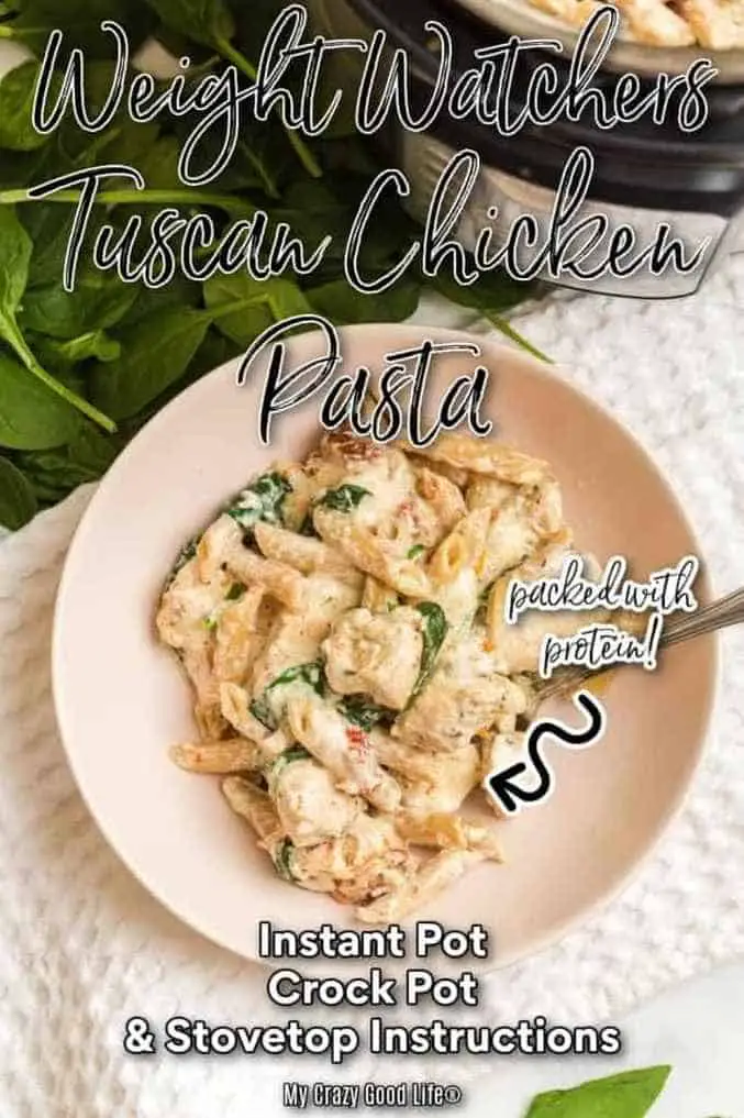 Weight Watchers Tuscan Chicken Pasta Recipe