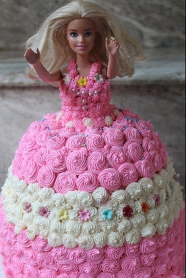 Barbie-Doll-Birthday-Cake