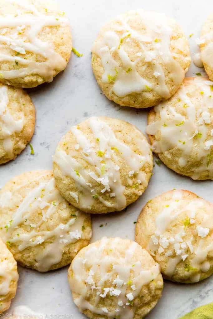 Lime-cookies-glazed-with-coconut-shreds