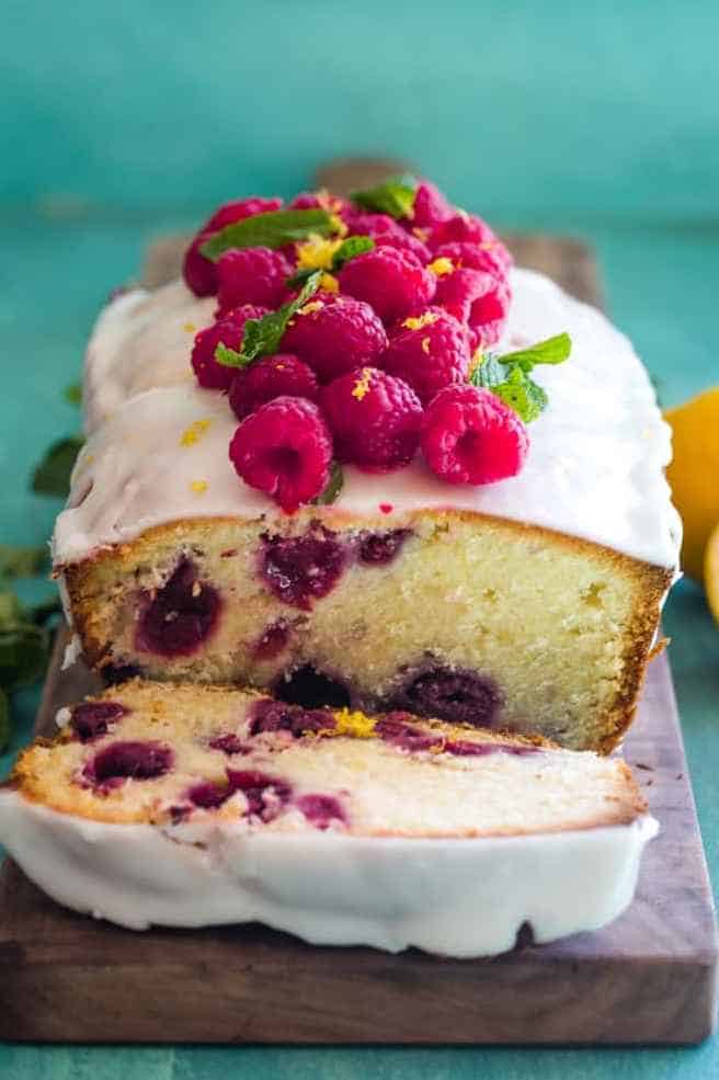 Raspberry-Lemon-Pound-Cake