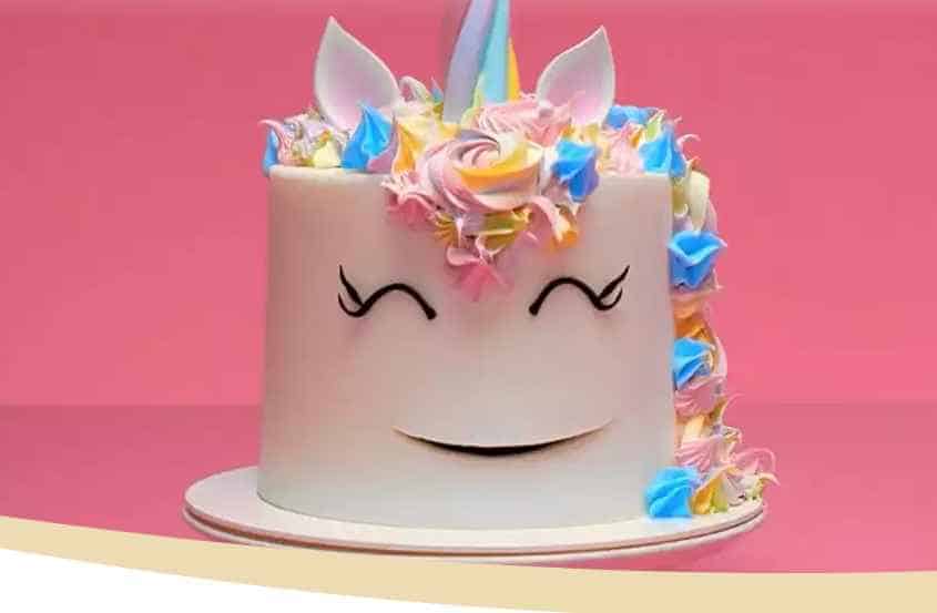 pinata unicorn cake recipe from nailed it
